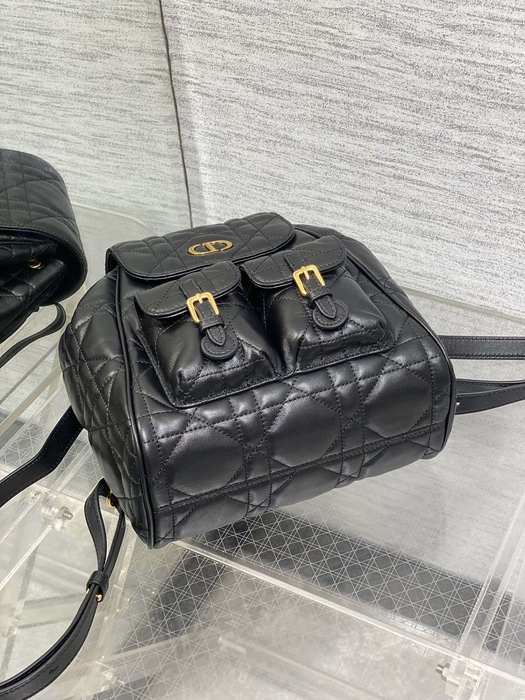 Dior Quilted Tote with pockets Black 01A