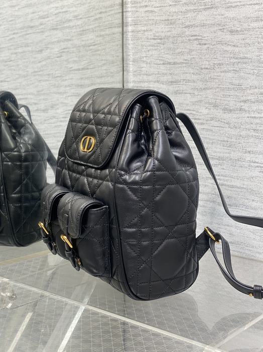 Dior Quilted Tote with pockets Black 01A