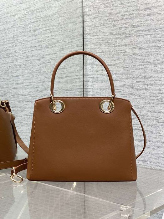Dior Structured Tote with accent features Tan 01A
