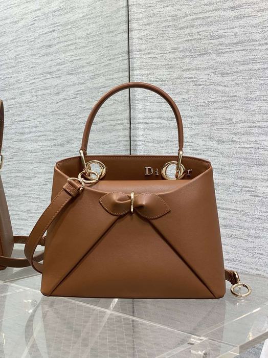 Dior Structured Tote with accent features Tan 01A