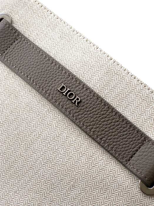 Dior Stylish Tote with refined lines Grey 01A