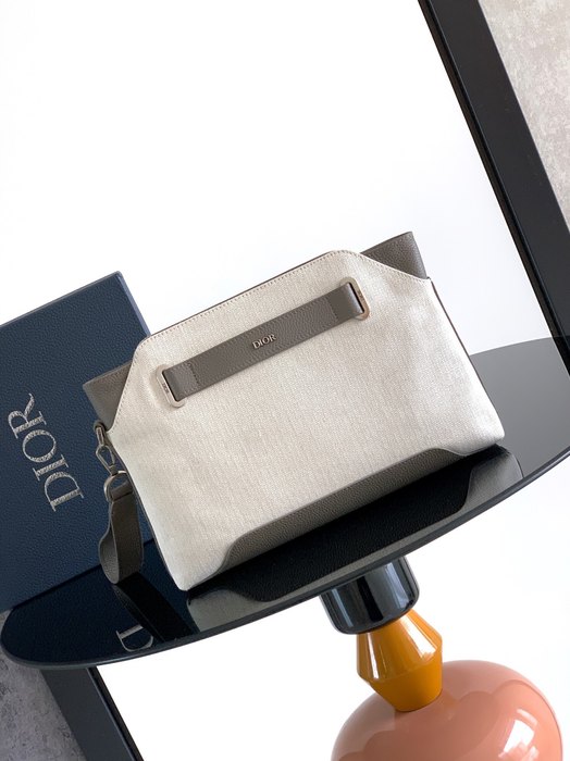 Dior Stylish Tote with refined lines Grey 01A