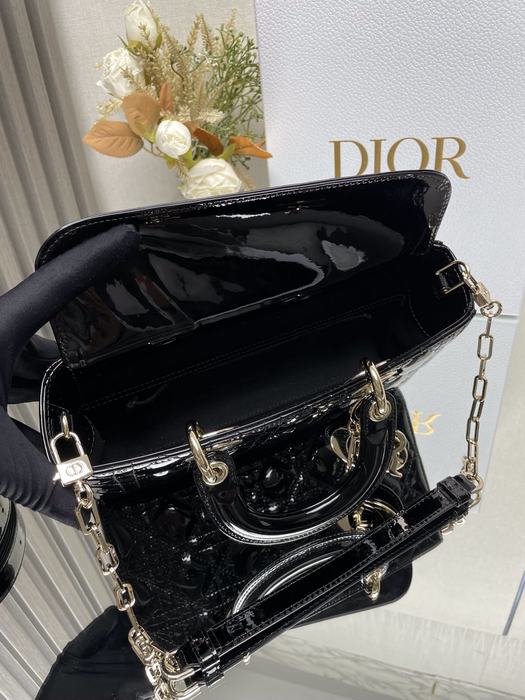 Dior Tote Bag with Elegant Design Black 01A 10