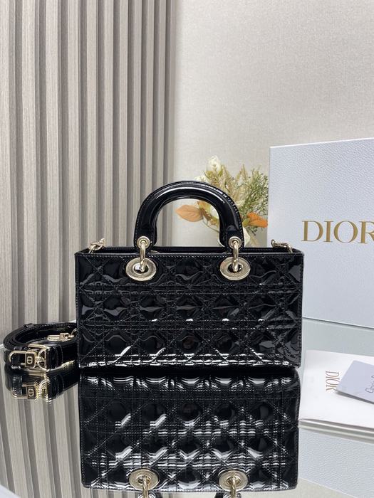 Dior Tote Bag with Elegant Design Black 01A 10