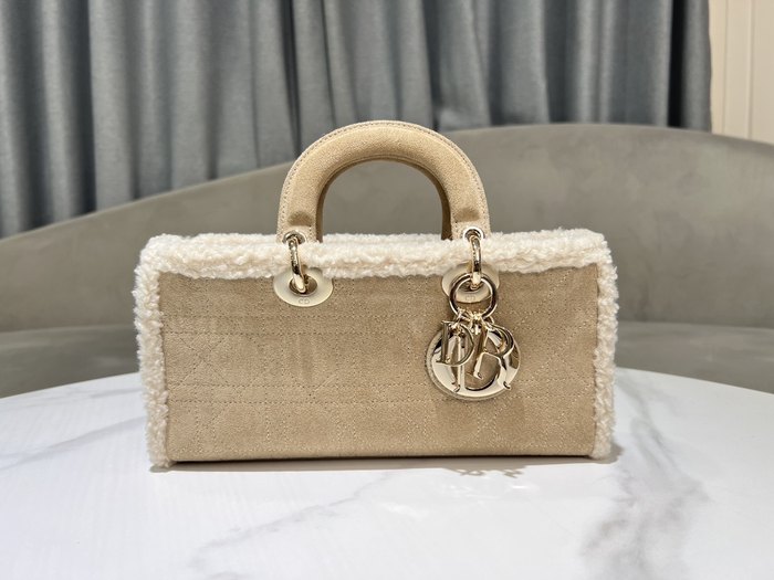 Dior Tote Bag with Elegant Detailing Beige 01A