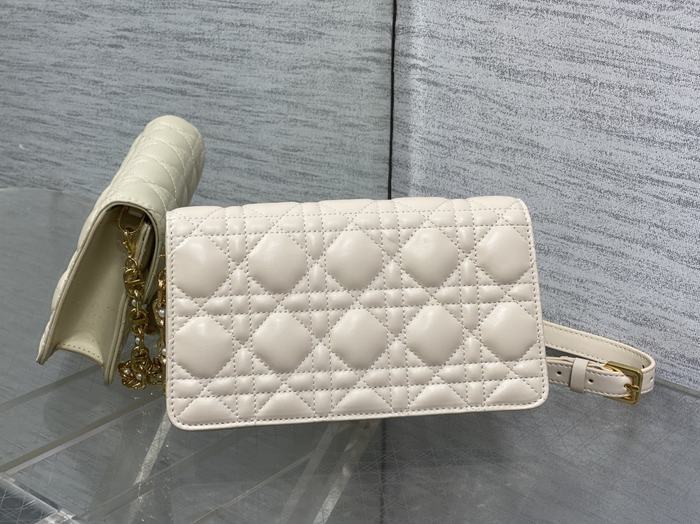 Dior Tote Bag with Quilted Design Beige 01A 2