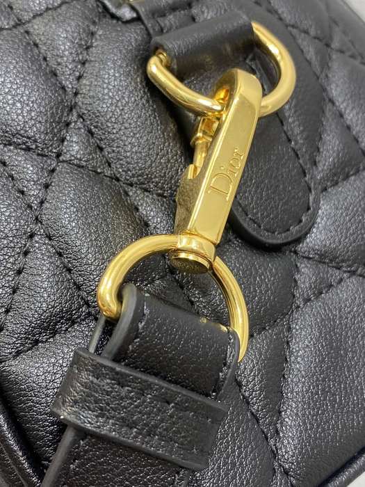 Dior Tote Bag with Quilted Design Black 01A 4