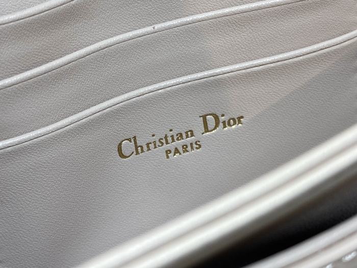 Dior Tote Bag with Quilted Texture Beige 01A