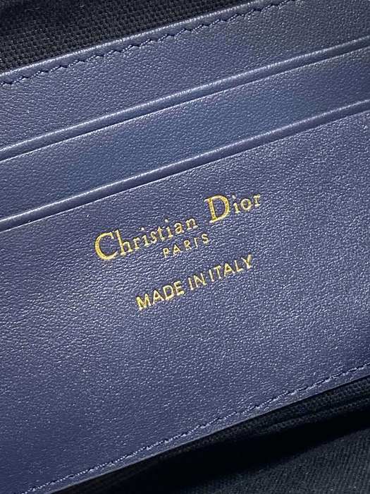 Dior Tote Bag with Stylish Features Navy 01A 9