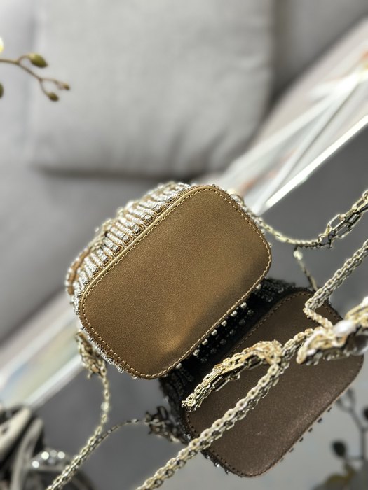 Dior Tote Bag with Stylish Traits Beige 01A 8