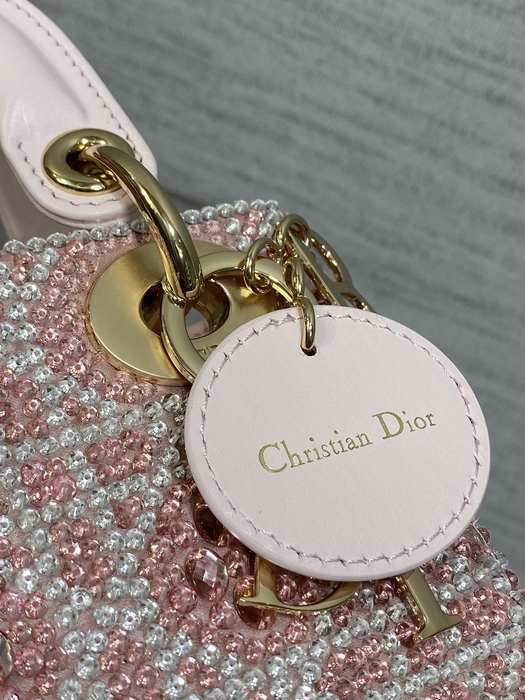 Dior Tote Bag with stylish traits Pink 01A 2