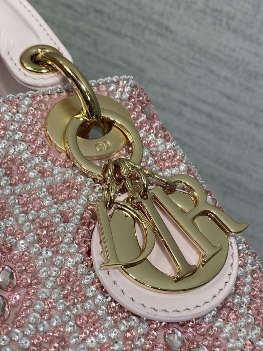 Dior Tote Bag with stylish traits Pink 01A 2