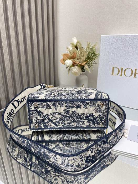 Dior Tote bag with decorative elements Blue 01A