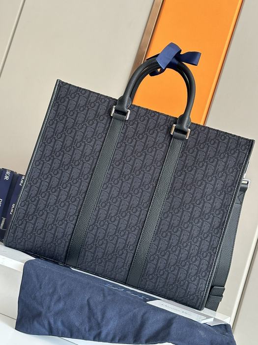 Dior Tote bag with dual handles and spacious design Navy 01A