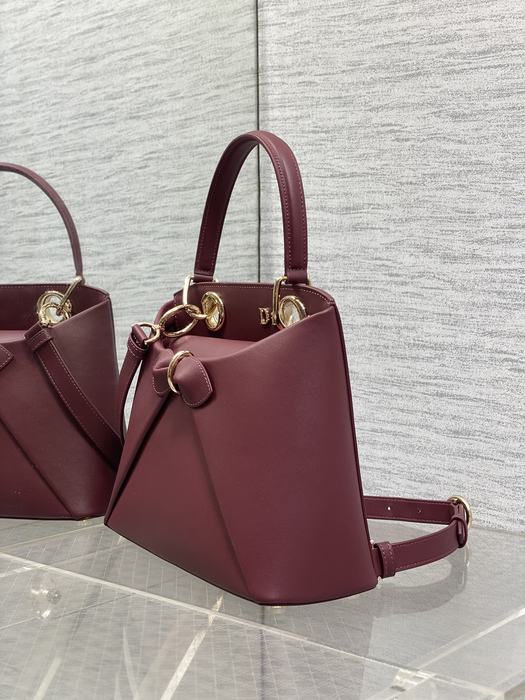Dior Tote bag with elegant features Burgundy 01A