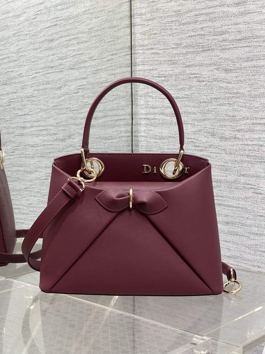 Dior Tote bag with elegant features Burgundy 01A