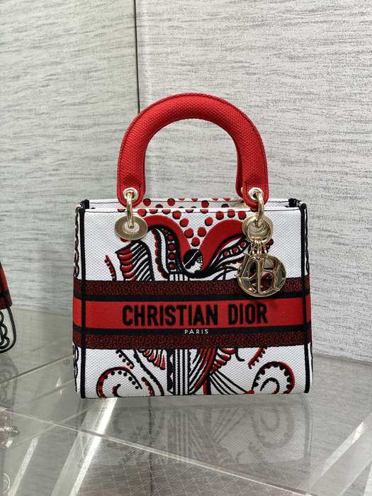 Dior Tote bag with elegant features Red 01A