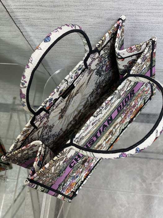 Dior Tote bag with floral design Beige 01A 2