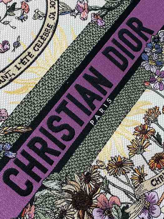 Dior Tote bag with floral design Beige 01A 2