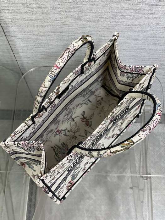 Dior Tote bag with floral design Beige 01A