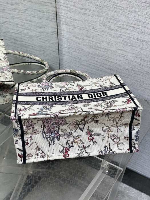 Dior Tote bag with floral design Beige 01A