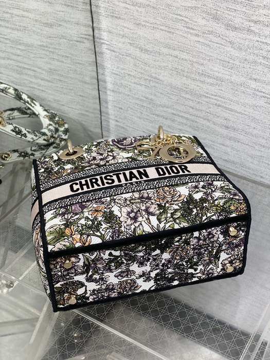 Dior Tote bag with floral design traits Beige 01A