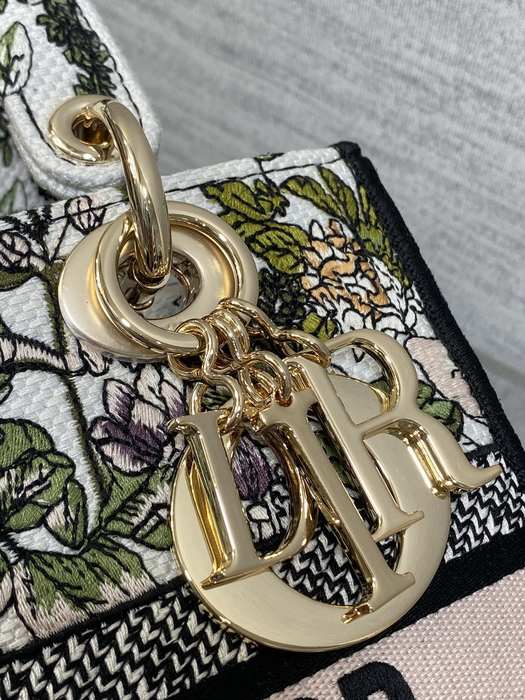 Dior Tote bag with floral design traits Beige 01A