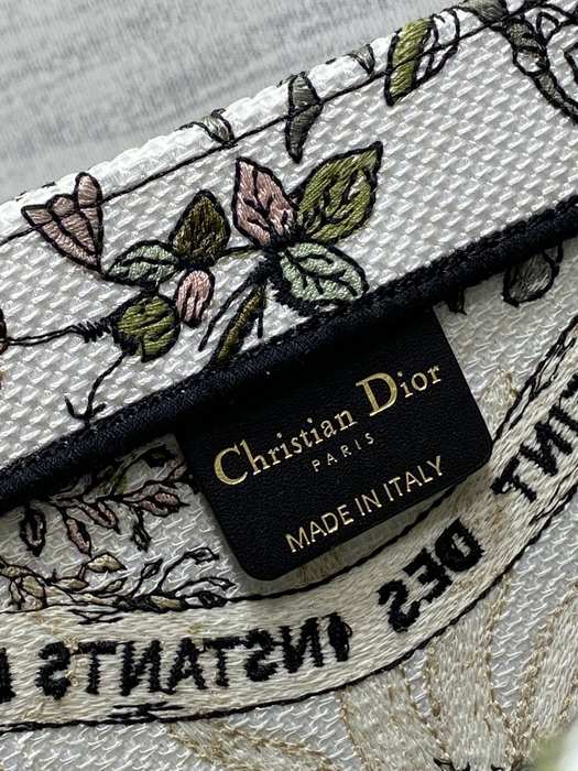 Dior Tote bag with floral detailing Green 01A