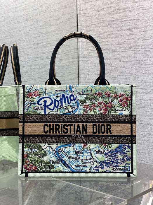 Dior Tote bag with graphic design traits Beige 01A