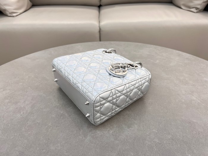 Dior Tote bag with quilted design Grey 01A