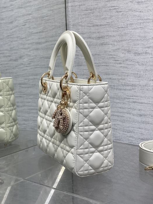 Dior Tote bag with quilted design White 01A