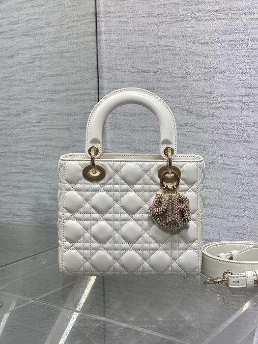 Dior Tote bag with quilted design White 01A