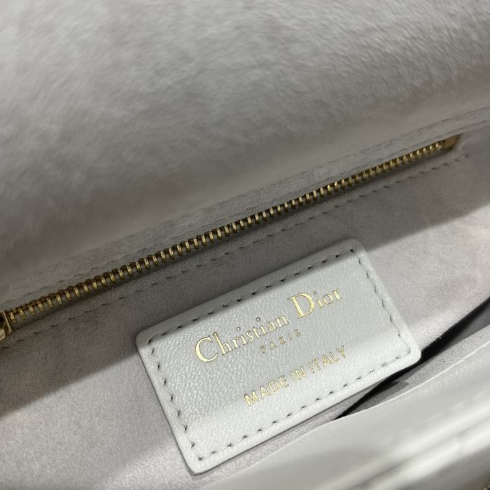 Dior Tote bag with quilted texture White 01A