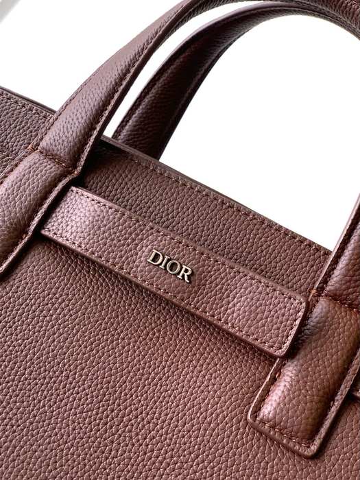 Dior Tote bag with structured design Brown 01A