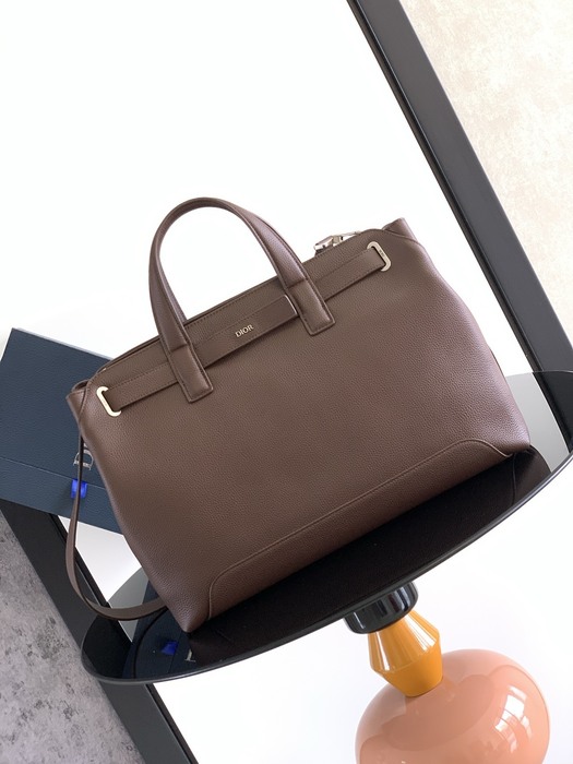 Dior Tote bag with structured design Brown 01A