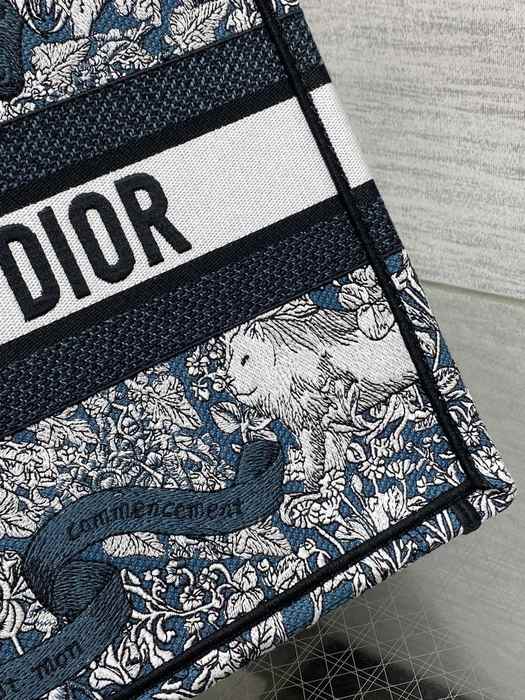 Dior Tote bag with structured design Navy 01A 3