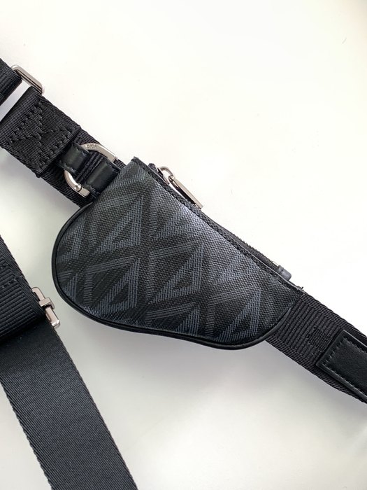 Dior Tote bag with stylish accents Black 01A