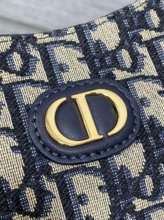 Dior Tote bag with stylish features Navy 01A 2