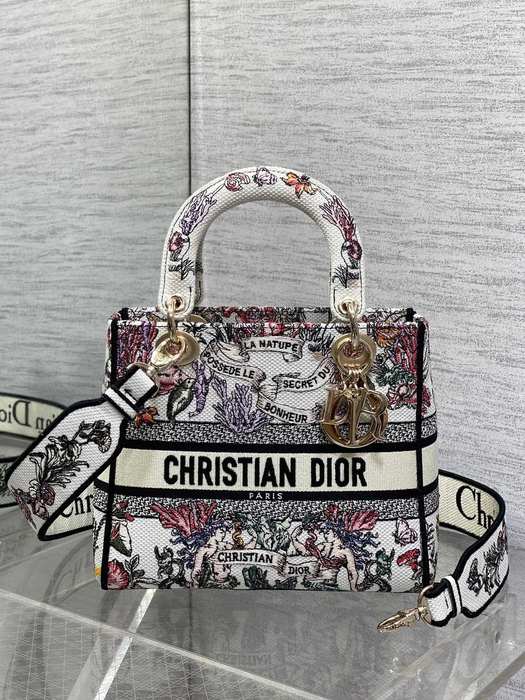 Dior Tote bag with stylish features White 01A 3
