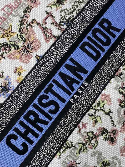 Dior Tote bag with stylish traits Blue 01A 2