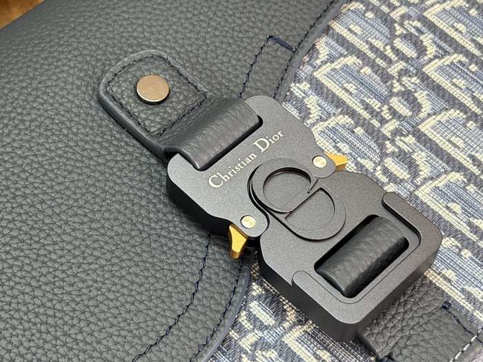 Dior Tote bag with stylish traits Blue 01A