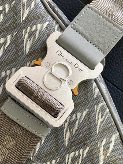 Dior Tote bag with stylish traits Grey 01A 6