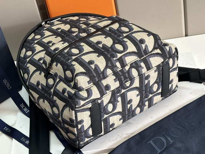 Dior Tote bag with stylish traits Navy 01A 10