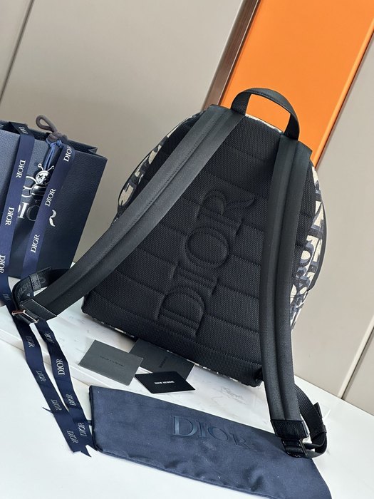 Dior Tote bag with stylish traits Navy 01A 10