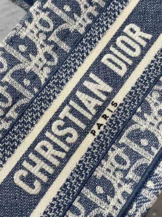 Dior Tote bag with stylish traits Navy 01A 2