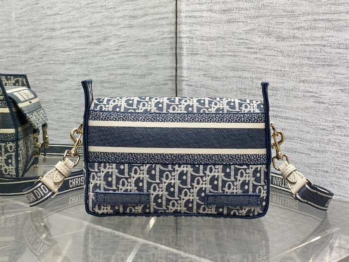 Dior Tote bag with stylish traits Navy 01A 3