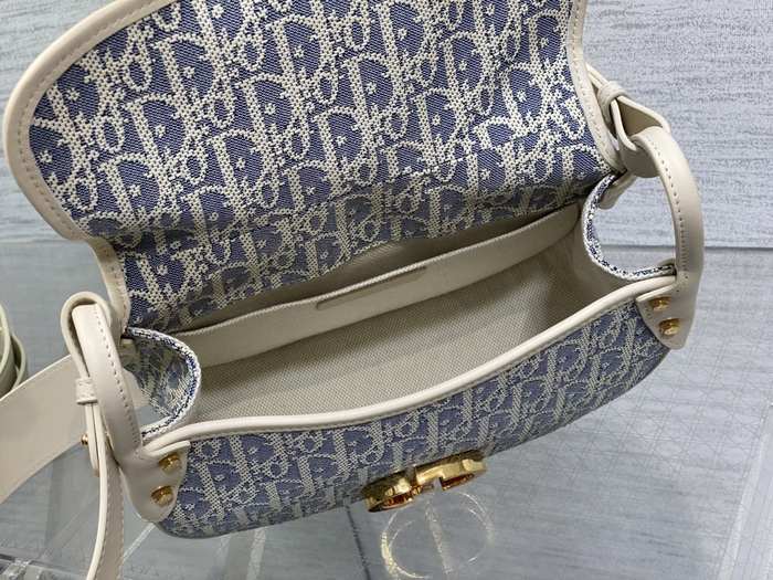 Dior Tote bag with stylish traits Navy 01A 4