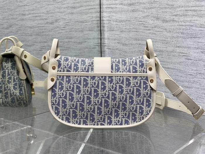 Dior Tote bag with stylish traits Navy 01A 4