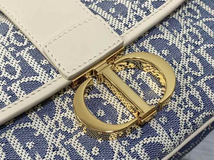 Dior Tote bag with stylish traits Navy 01A 4