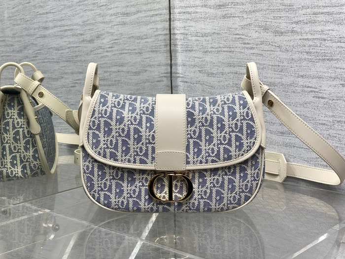 Dior Tote bag with stylish traits Navy 01A 4